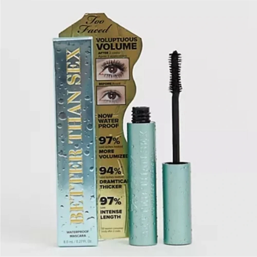 NEW Too Faced Better Than Sex Waterproof Mascara full size
